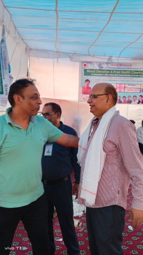 Health and Blood Donation Camp